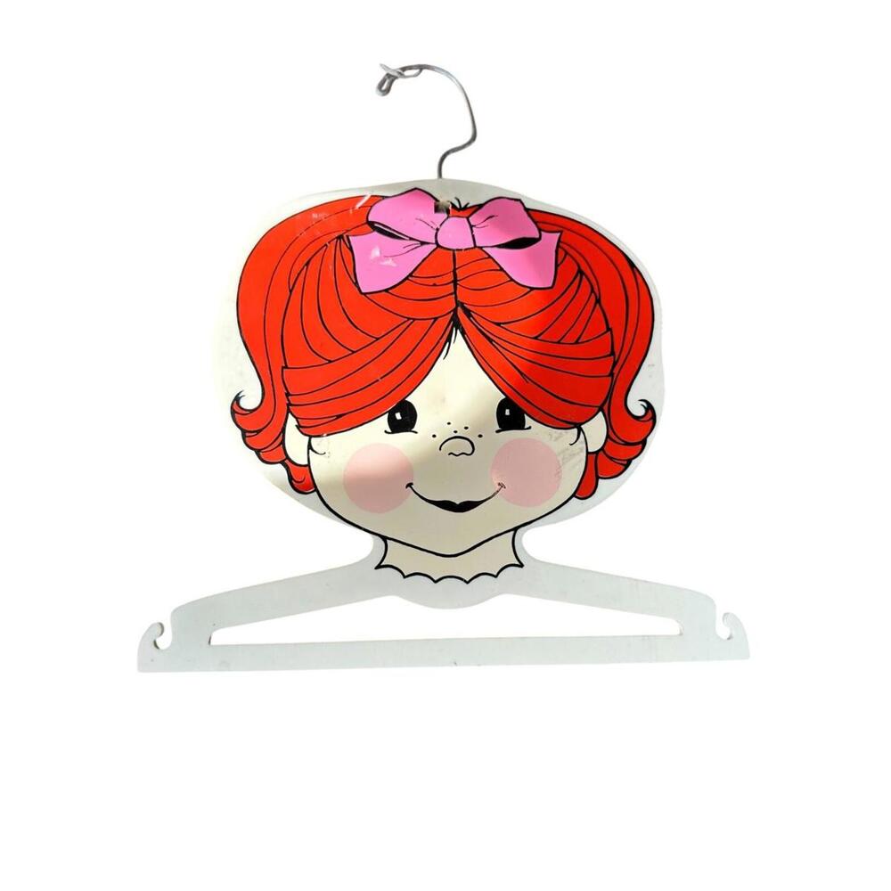 1971 Kids Stuff Creations Redhead Girl Plastic Hanger